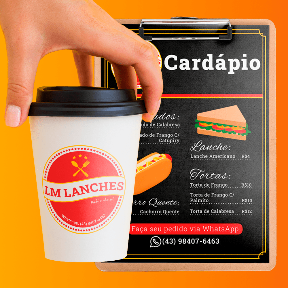 Mockup LM Lanches